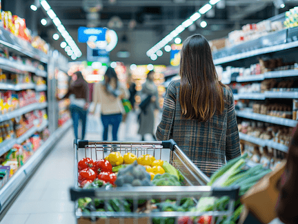 Supermarket checkout scenario